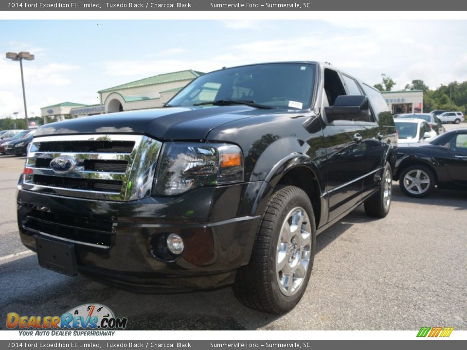 2014 Ford Expedition EL Limited Tuxedo Black / Charcoal Black Photo #6