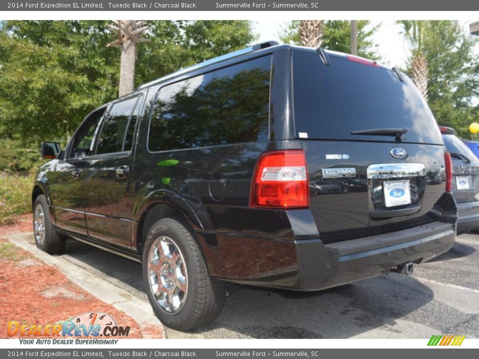 2014 Ford Expedition EL Limited Tuxedo Black / Charcoal Black Photo #8