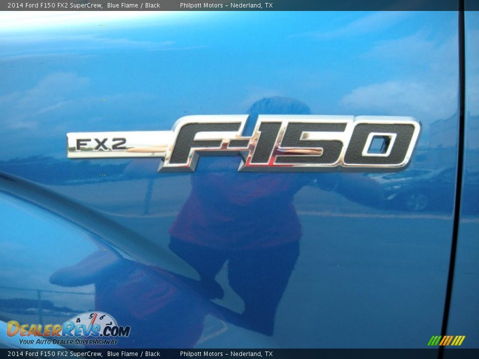 2014 Ford F150 FX2 SuperCrew Blue Flame / Black Photo #14