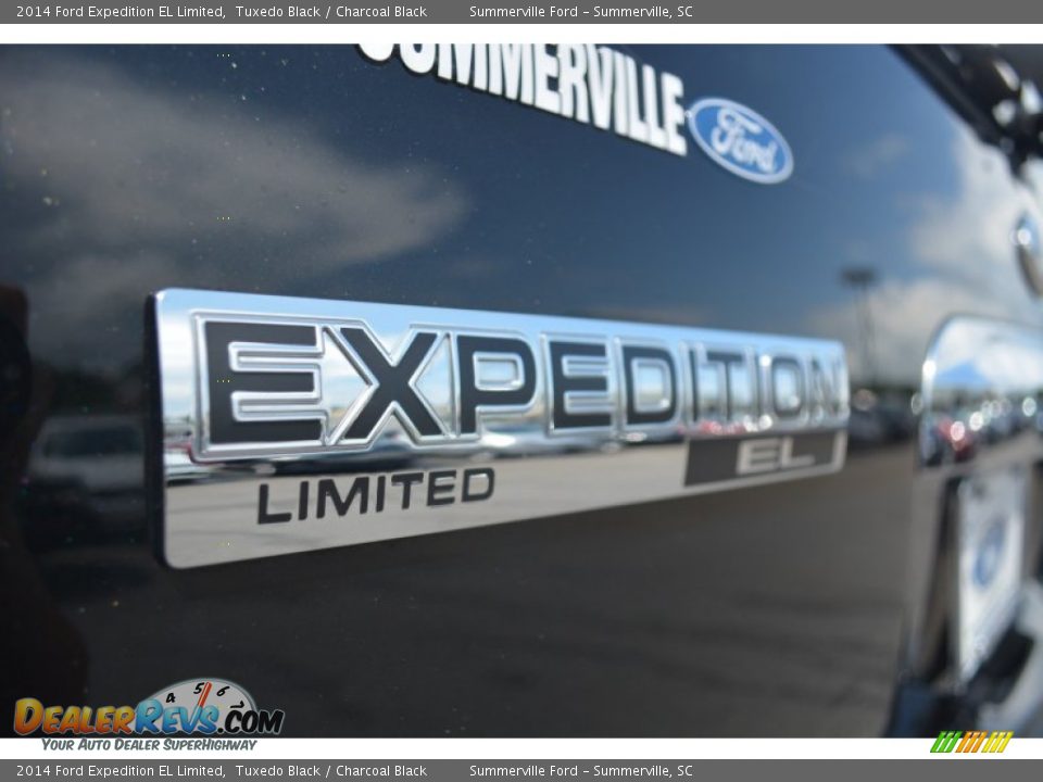 2014 Ford Expedition EL Limited Tuxedo Black / Charcoal Black Photo #28