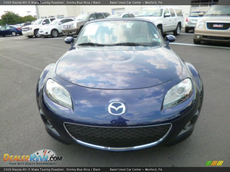 2009 Mazda MX-5 Miata Touring Roadster Stormy Blue Mica / Black Photo #2