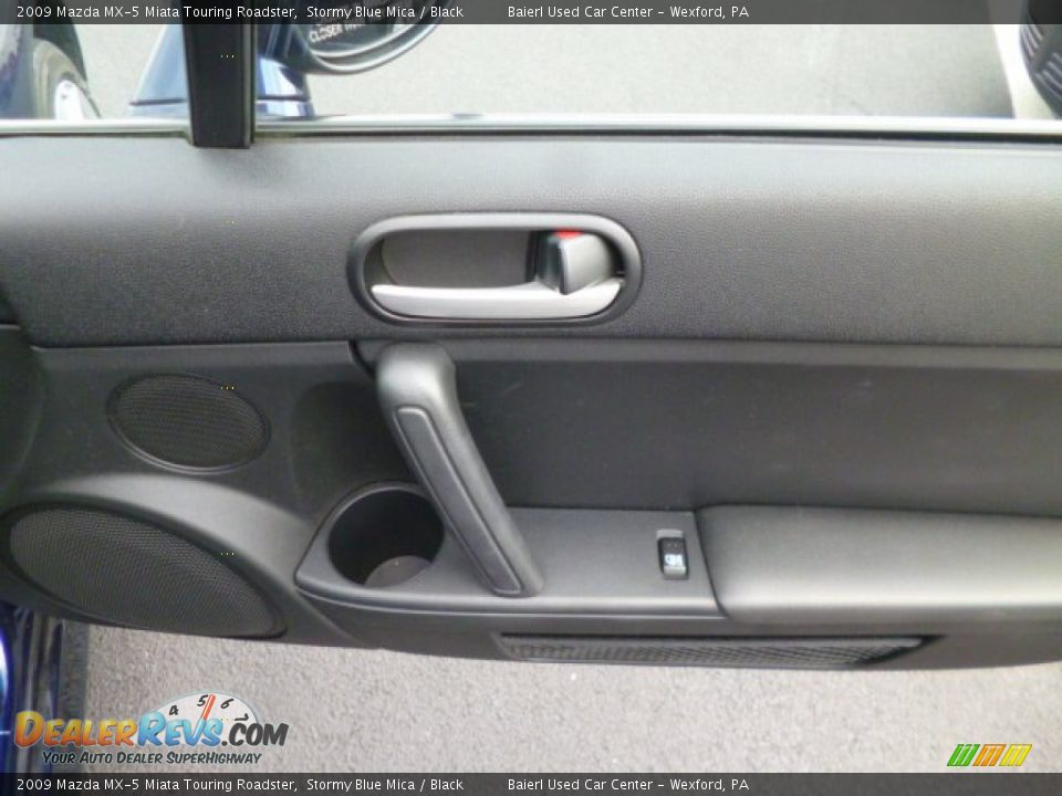 2009 Mazda MX-5 Miata Touring Roadster Stormy Blue Mica / Black Photo #11
