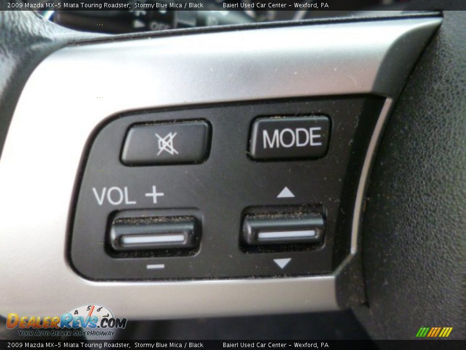 2009 Mazda MX-5 Miata Touring Roadster Stormy Blue Mica / Black Photo #17