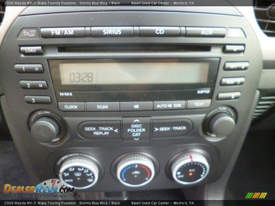 2009 Mazda MX-5 Miata Touring Roadster Stormy Blue Mica / Black Photo #19