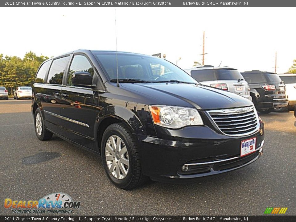 2011 Chrysler Town & Country Touring - L Sapphire Crystal Metallic / Black/Light Graystone Photo #1