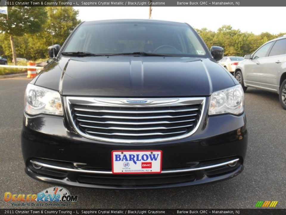 2011 Chrysler Town & Country Touring - L Sapphire Crystal Metallic / Black/Light Graystone Photo #2