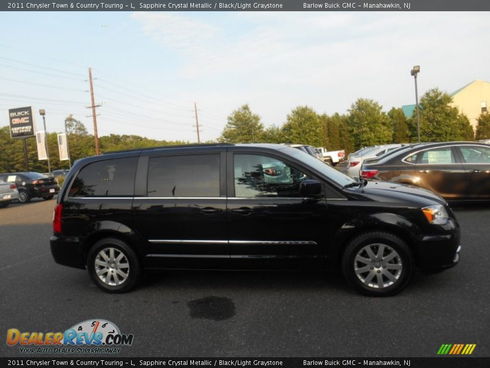 2011 Chrysler Town & Country Touring - L Sapphire Crystal Metallic / Black/Light Graystone Photo #7