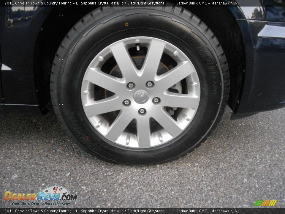 2011 Chrysler Town & Country Touring - L Sapphire Crystal Metallic / Black/Light Graystone Photo #8