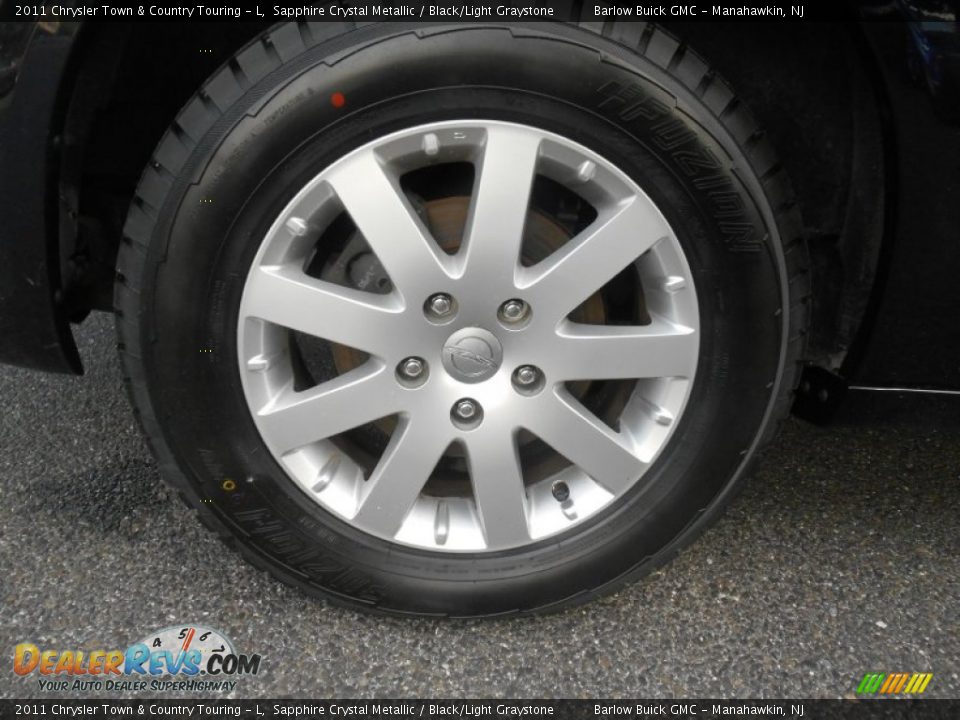 2011 Chrysler Town & Country Touring - L Sapphire Crystal Metallic / Black/Light Graystone Photo #9