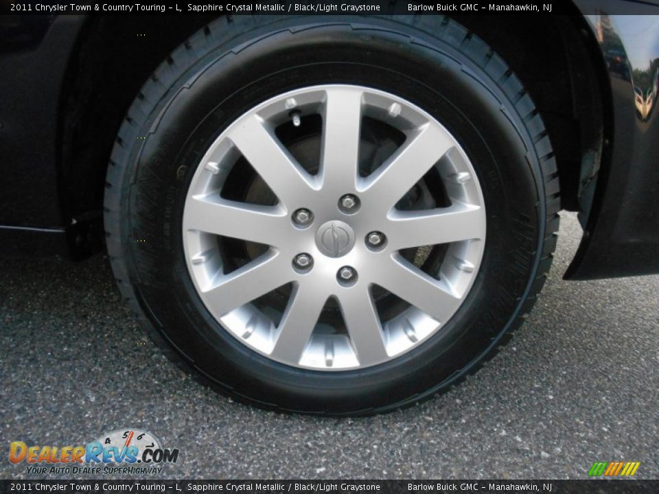 2011 Chrysler Town & Country Touring - L Sapphire Crystal Metallic / Black/Light Graystone Photo #10