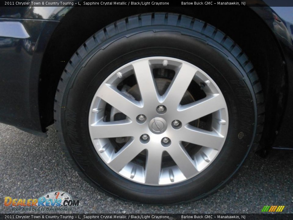2011 Chrysler Town & Country Touring - L Sapphire Crystal Metallic / Black/Light Graystone Photo #11