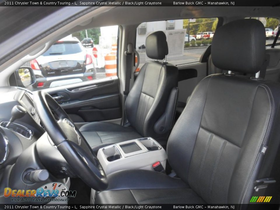 2011 Chrysler Town & Country Touring - L Sapphire Crystal Metallic / Black/Light Graystone Photo #16
