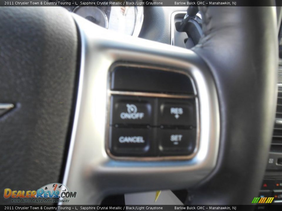 2011 Chrysler Town & Country Touring - L Sapphire Crystal Metallic / Black/Light Graystone Photo #27