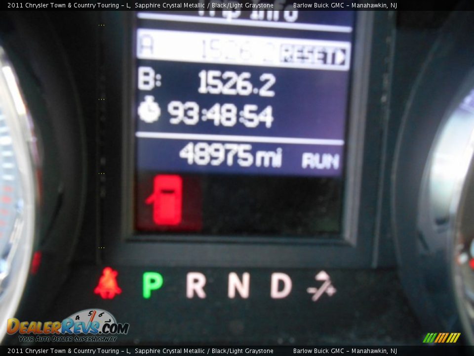 2011 Chrysler Town & Country Touring - L Sapphire Crystal Metallic / Black/Light Graystone Photo #28