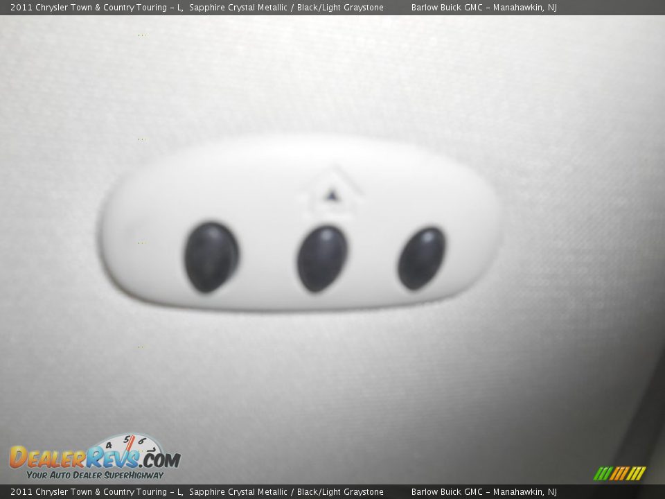 2011 Chrysler Town & Country Touring - L Sapphire Crystal Metallic / Black/Light Graystone Photo #34
