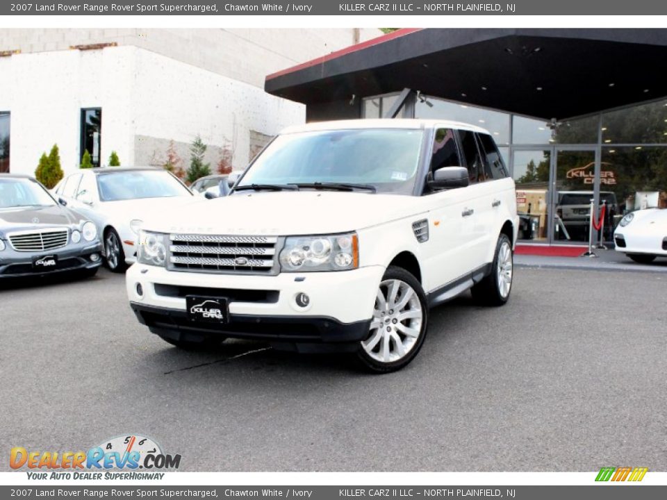 2007 Land Rover Range Rover Sport Supercharged Chawton White / Ivory Photo #3