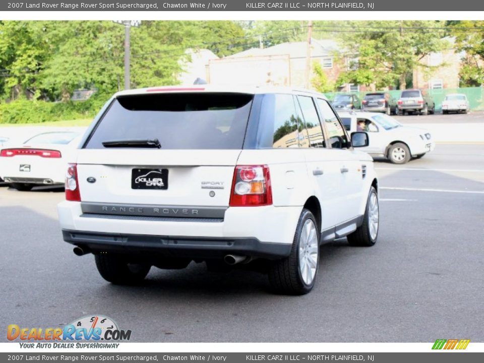 2007 Land Rover Range Rover Sport Supercharged Chawton White / Ivory Photo #9