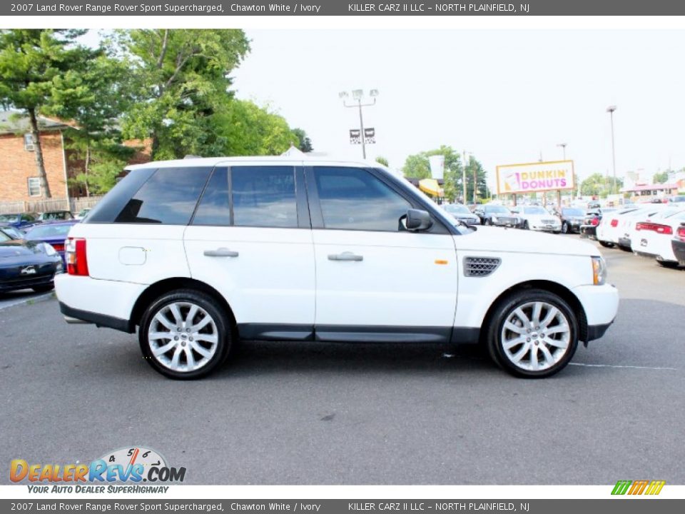 2007 Land Rover Range Rover Sport Supercharged Chawton White / Ivory Photo #10
