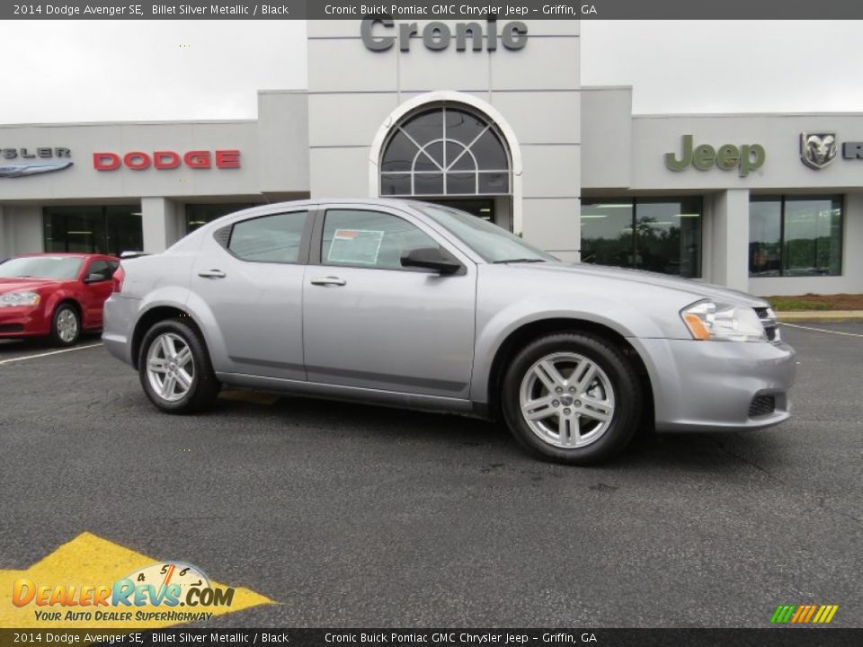 2014 Dodge Avenger SE Billet Silver Metallic / Black Photo #1