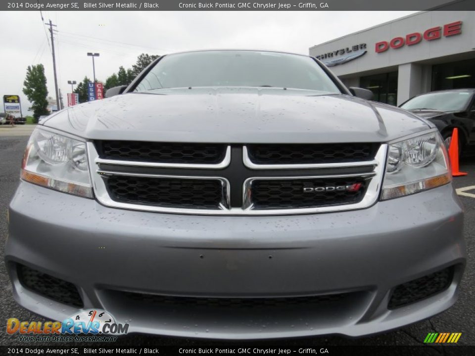 2014 Dodge Avenger SE Billet Silver Metallic / Black Photo #2