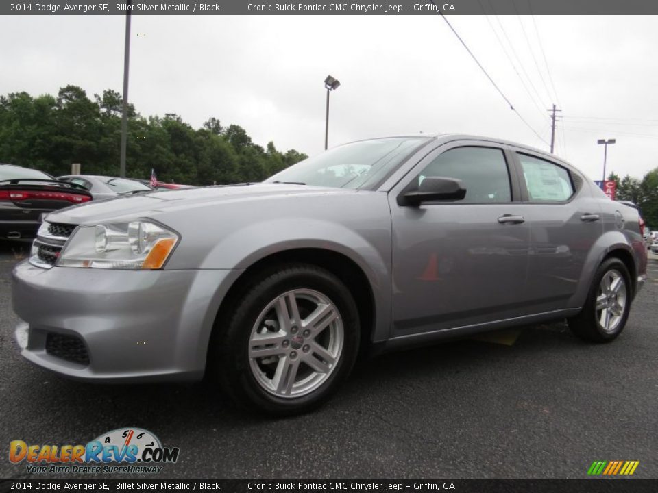 2014 Dodge Avenger SE Billet Silver Metallic / Black Photo #3