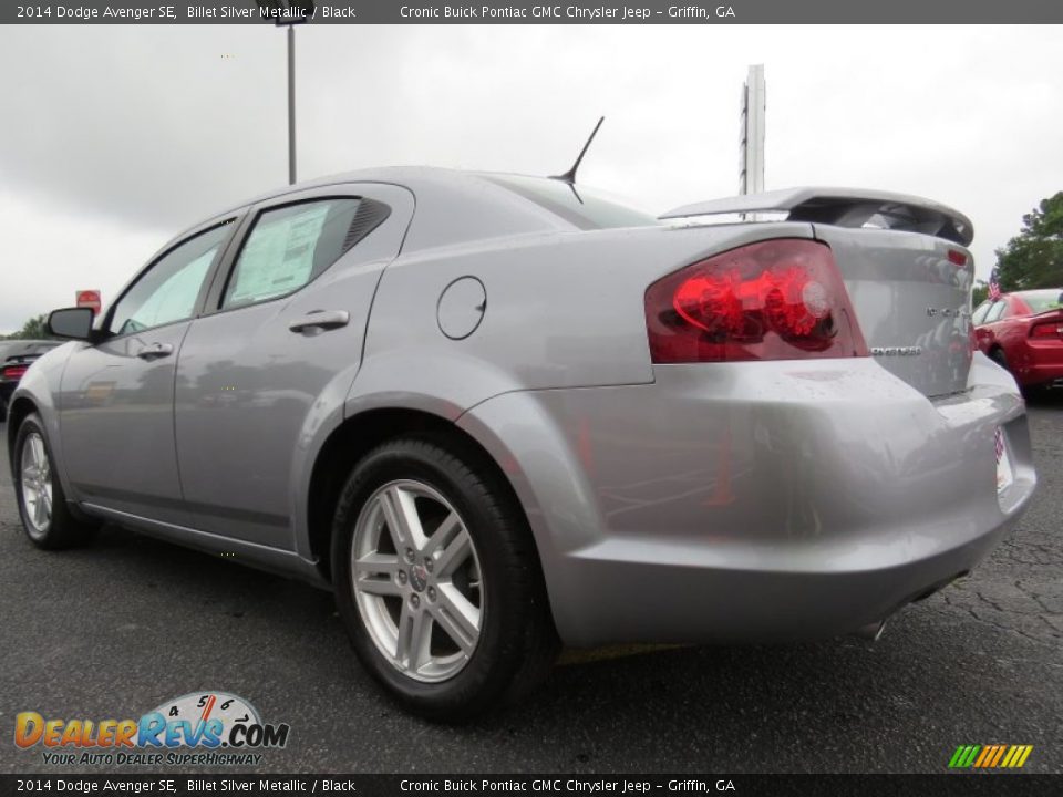 2014 Dodge Avenger SE Billet Silver Metallic / Black Photo #5