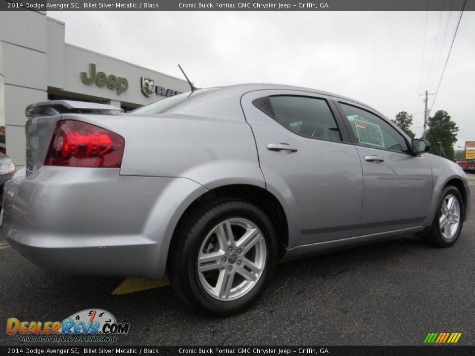 2014 Dodge Avenger SE Billet Silver Metallic / Black Photo #7