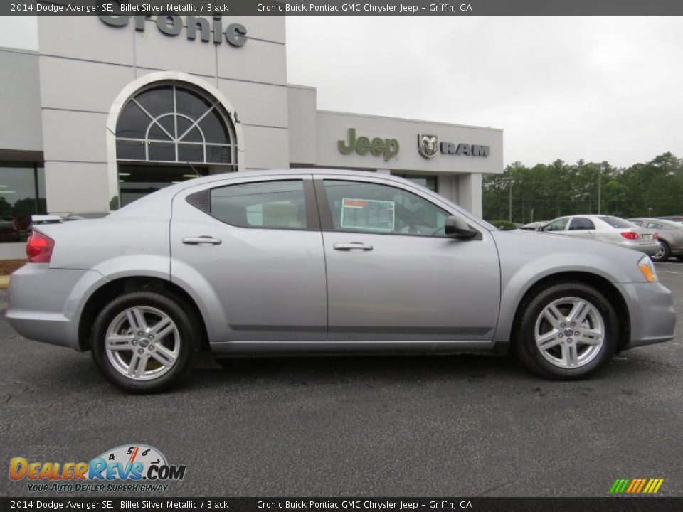 2014 Dodge Avenger SE Billet Silver Metallic / Black Photo #8