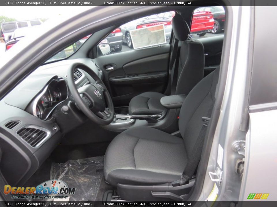 2014 Dodge Avenger SE Billet Silver Metallic / Black Photo #9