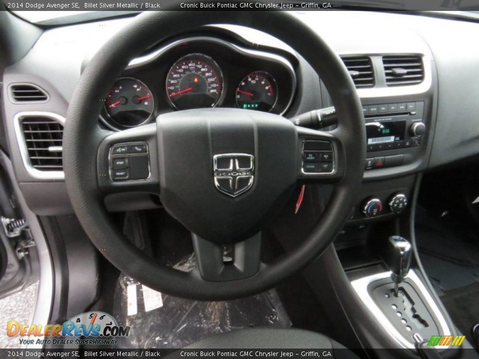 2014 Dodge Avenger SE Billet Silver Metallic / Black Photo #10