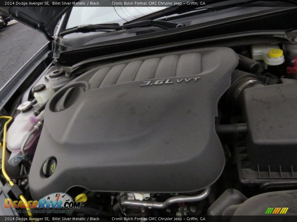 2014 Dodge Avenger SE Billet Silver Metallic / Black Photo #12