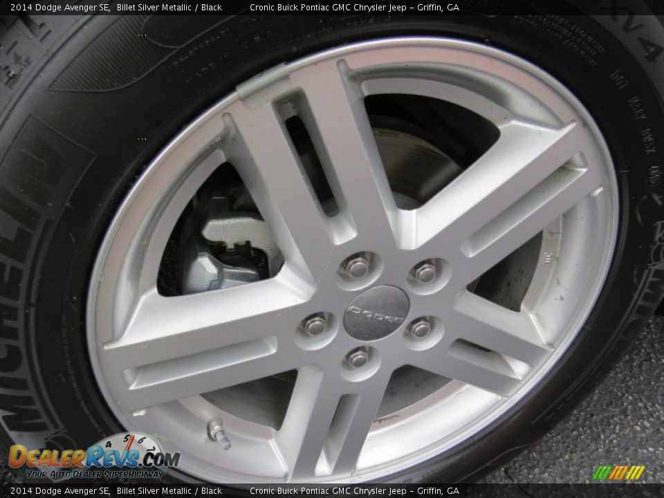 2014 Dodge Avenger SE Billet Silver Metallic / Black Photo #13