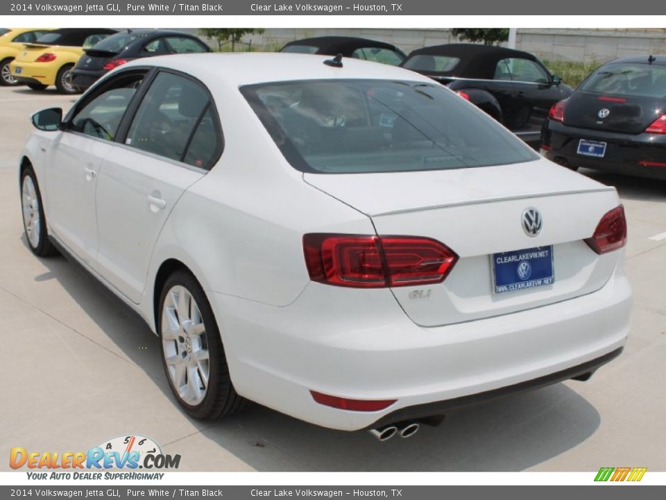 2014 Volkswagen Jetta GLI Pure White / Titan Black Photo #6