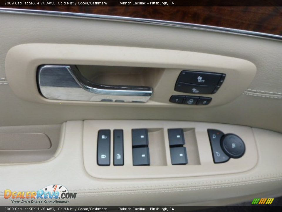 2009 Cadillac SRX 4 V6 AWD Gold Mist / Cocoa/Cashmere Photo #2