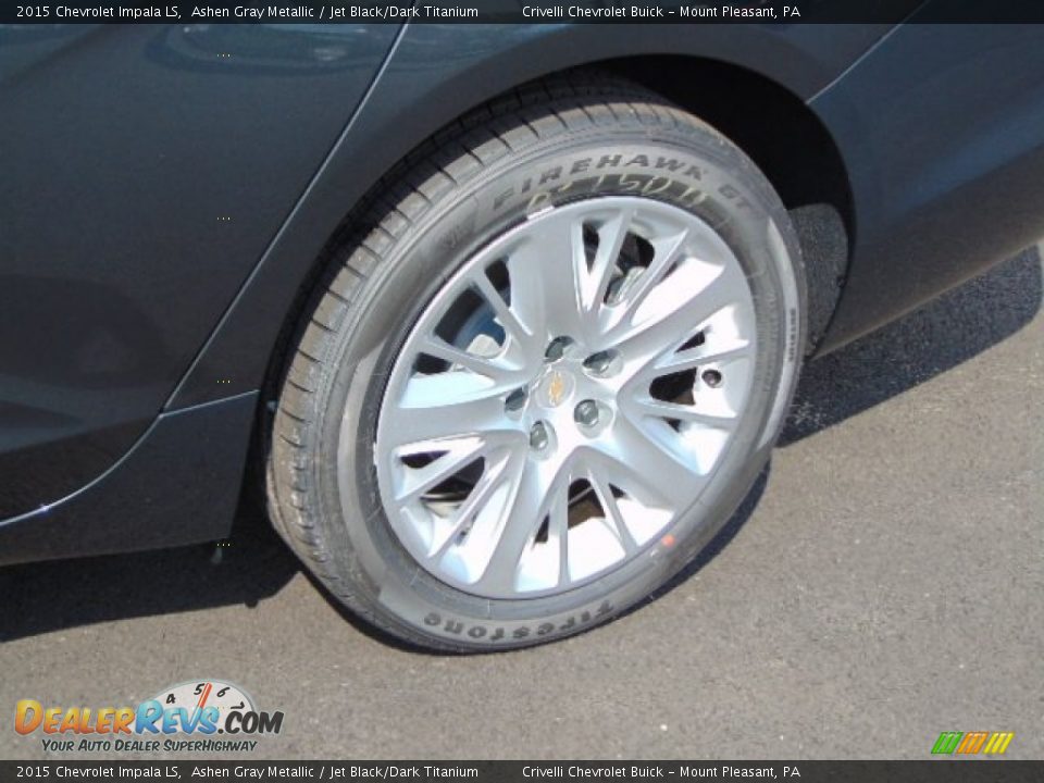 2015 Chevrolet Impala LS Ashen Gray Metallic / Jet Black/Dark Titanium Photo #3
