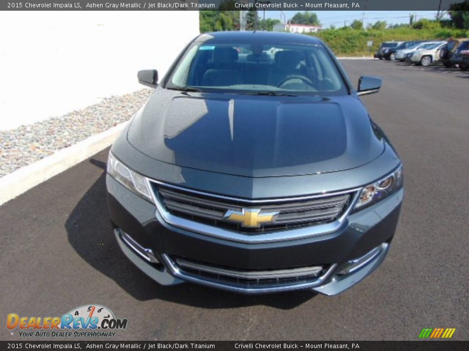 2015 Chevrolet Impala LS Ashen Gray Metallic / Jet Black/Dark Titanium Photo #4