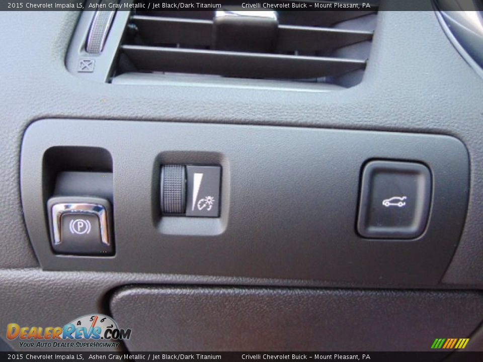 2015 Chevrolet Impala LS Ashen Gray Metallic / Jet Black/Dark Titanium Photo #15