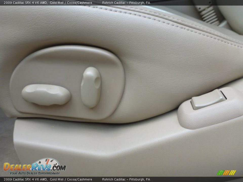 2009 Cadillac SRX 4 V6 AWD Gold Mist / Cocoa/Cashmere Photo #19