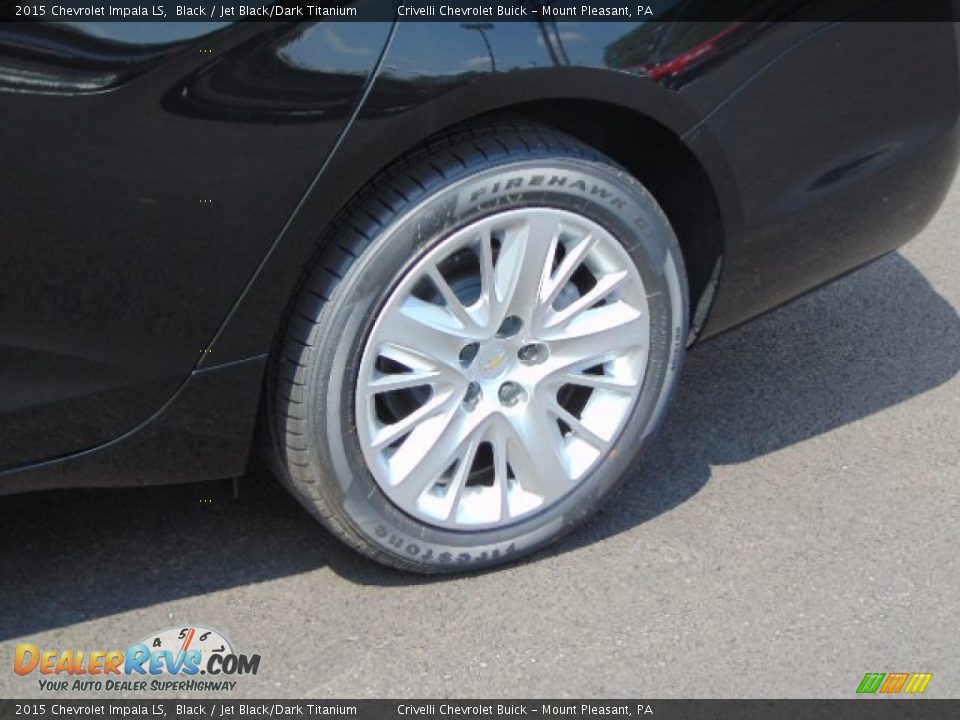 2015 Chevrolet Impala LS Black / Jet Black/Dark Titanium Photo #3