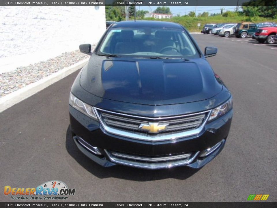 2015 Chevrolet Impala LS Black / Jet Black/Dark Titanium Photo #4