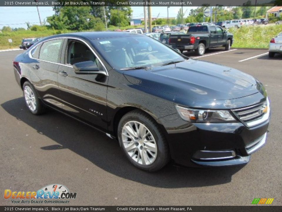 2015 Chevrolet Impala LS Black / Jet Black/Dark Titanium Photo #5