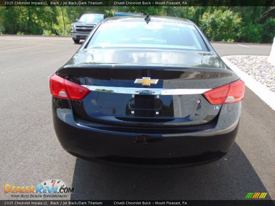 2015 Chevrolet Impala LS Black / Jet Black/Dark Titanium Photo #6