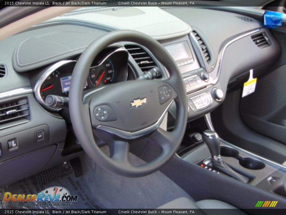 2015 Chevrolet Impala LS Black / Jet Black/Dark Titanium Photo #8