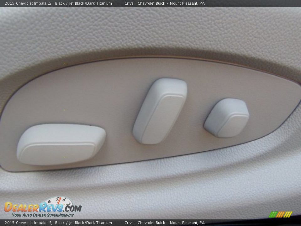 2015 Chevrolet Impala LS Black / Jet Black/Dark Titanium Photo #10