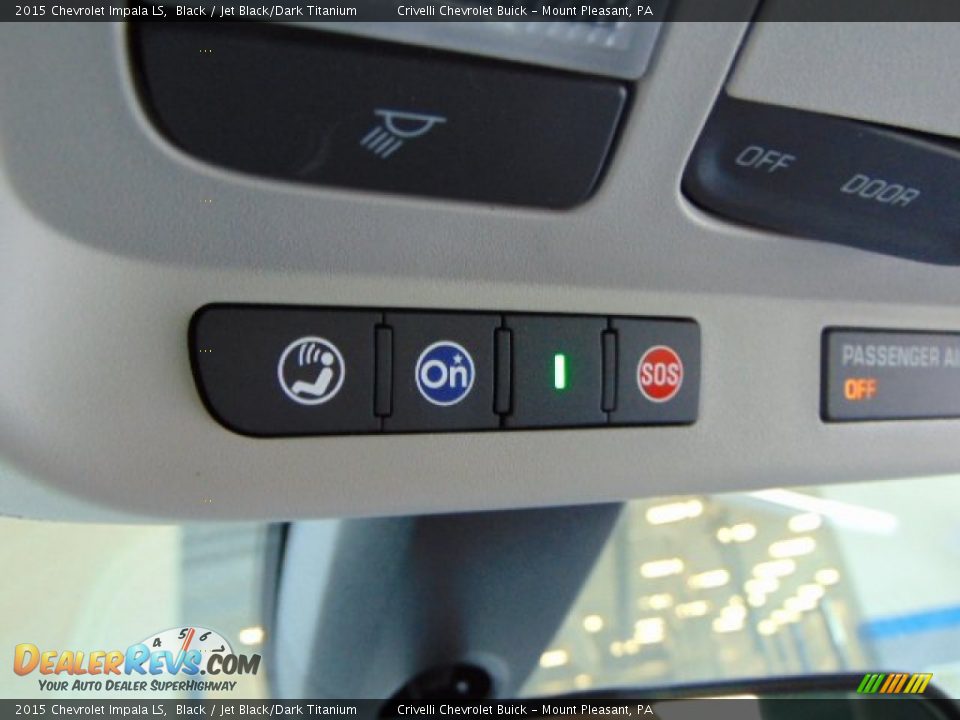 2015 Chevrolet Impala LS Black / Jet Black/Dark Titanium Photo #11