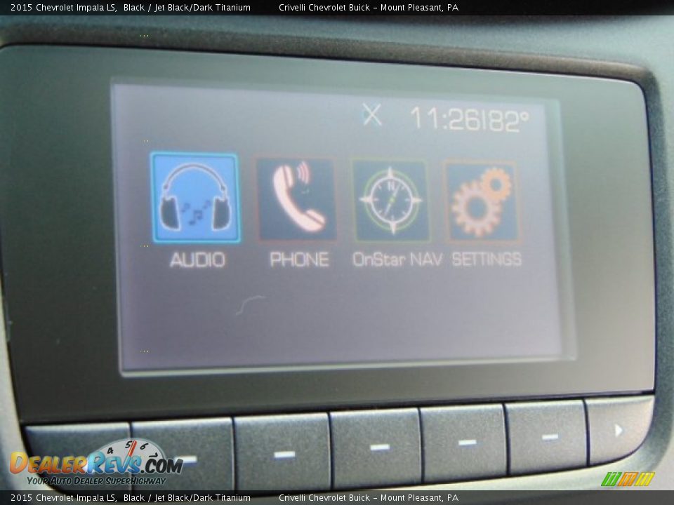 2015 Chevrolet Impala LS Black / Jet Black/Dark Titanium Photo #13