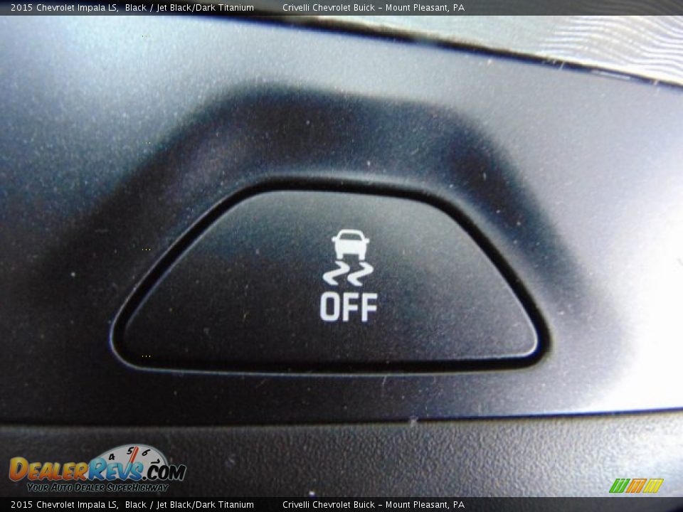 2015 Chevrolet Impala LS Black / Jet Black/Dark Titanium Photo #16