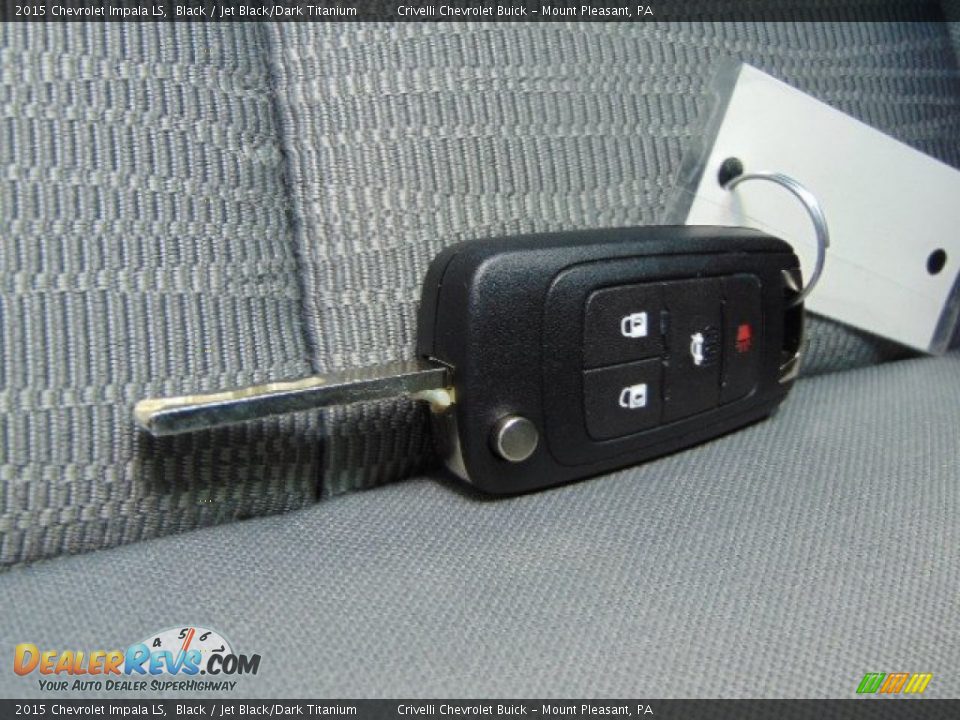 2015 Chevrolet Impala LS Black / Jet Black/Dark Titanium Photo #19