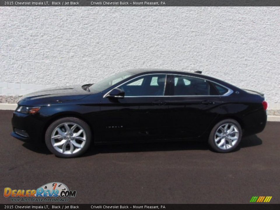 2015 Chevrolet Impala LT Black / Jet Black Photo #2