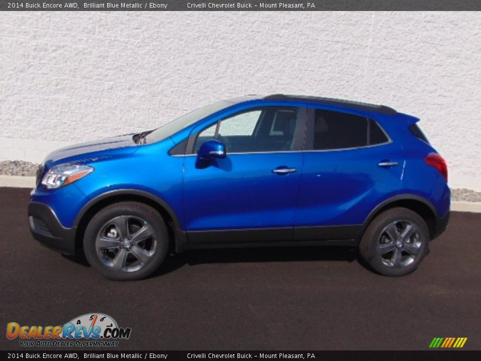 Brilliant Blue Metallic 2014 Buick Encore AWD Photo #2